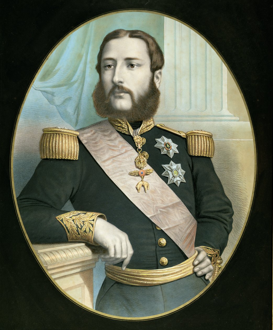 Leopold II (1835-1909) c.1866-67 by Belgian School