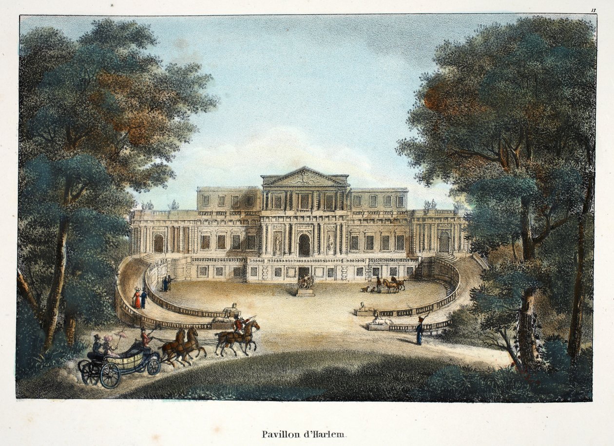 Pavillon dHarlem, c.1895 (fotokrom) by Belgian School