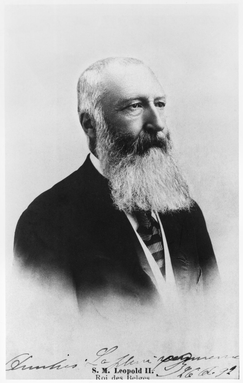 Leopold II (1835-1909) Belçika Kralı Portresi by Belgian School