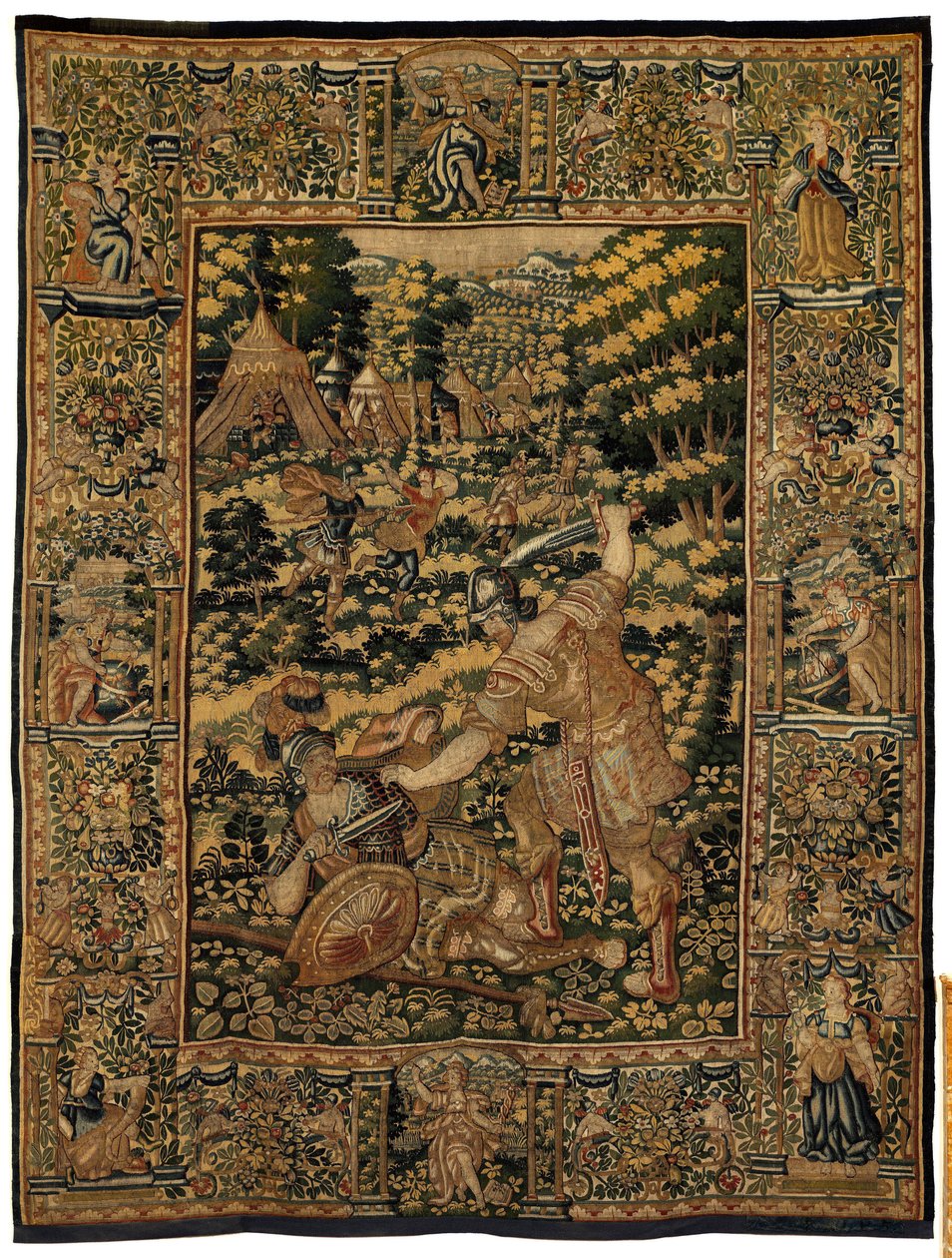 Cyrus II The Great'in Öyküsü, c.1590 (goblen) by Belgian School