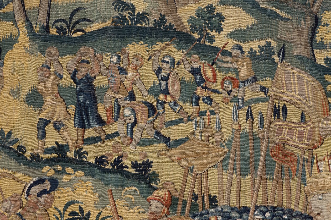 Cyrus II The Great'in Öyküsü, c.1590 (goblen) by Belgian School