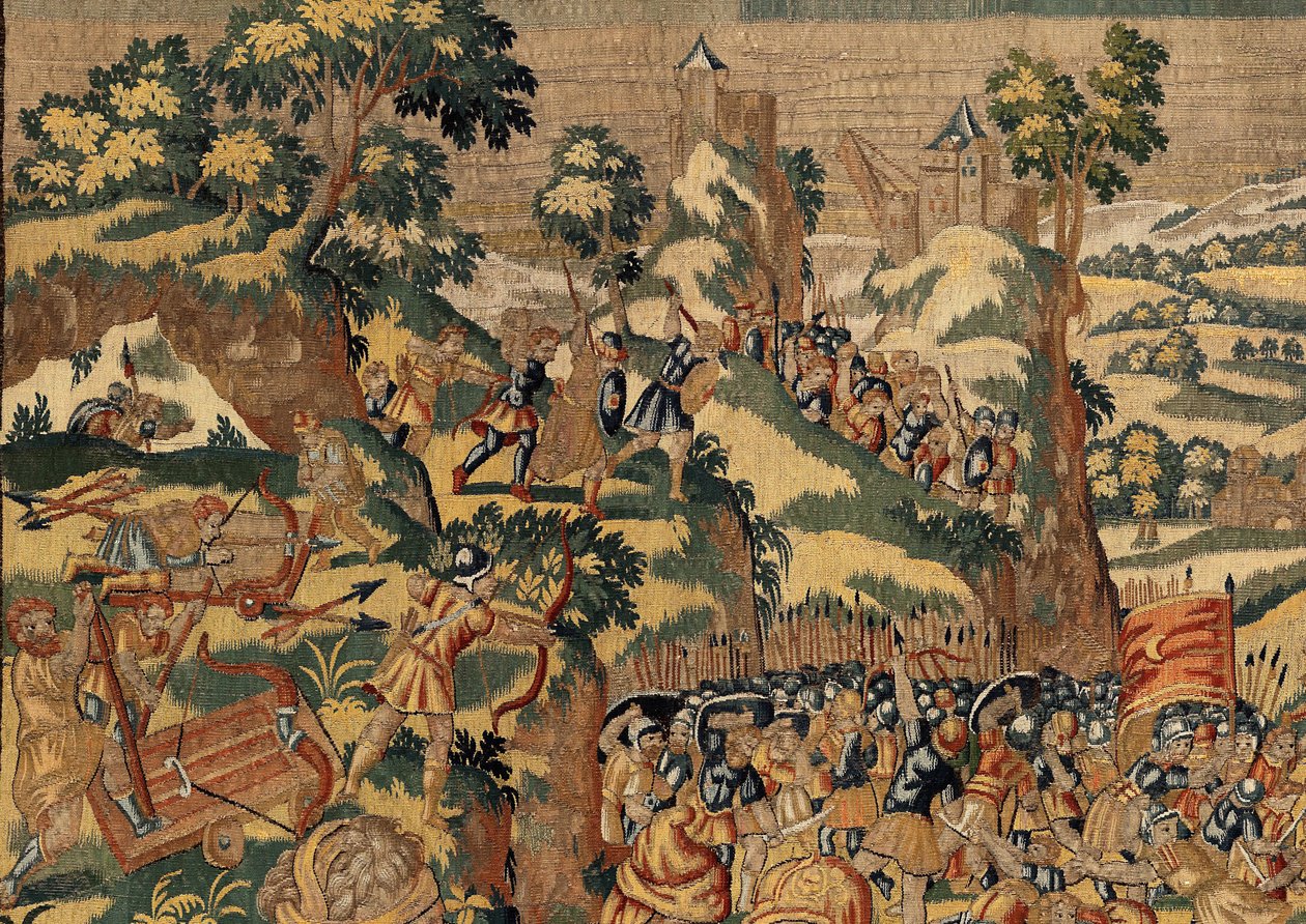 Cyrus II The Great'in Öyküsü, c.1590 (goblen) by Belgian School
