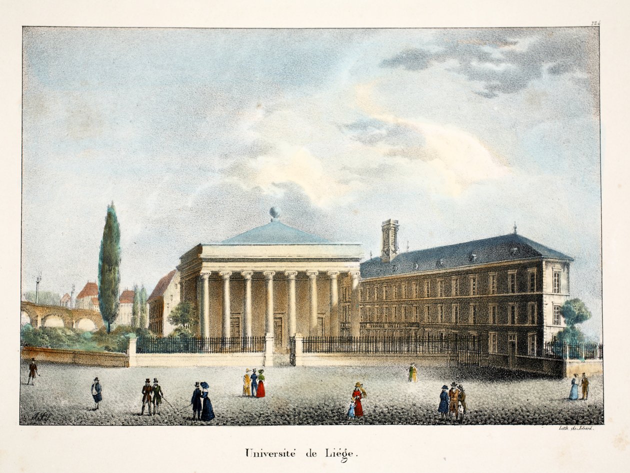 Liege Üniversitesi, c.1895 (fotokrom) by Belgian School