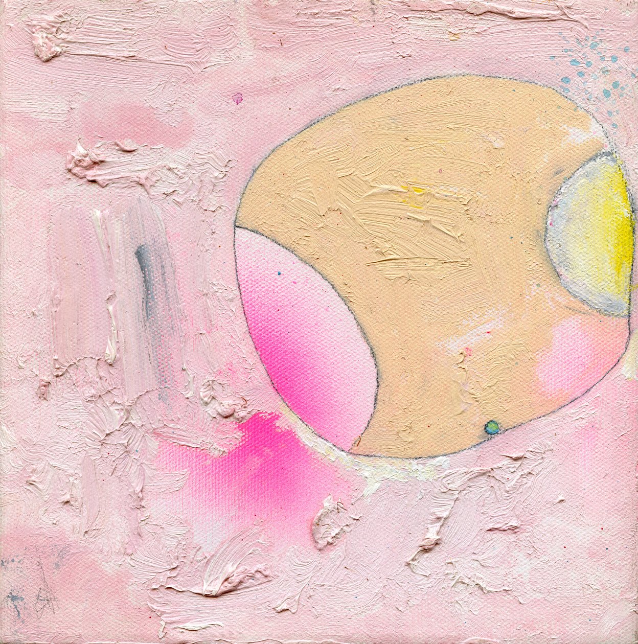 Sing Sing Song, 2005 (tuval üzerine akrilik, yağlı boya, sprey boya ve kurşun kalem) by Bella Larsson