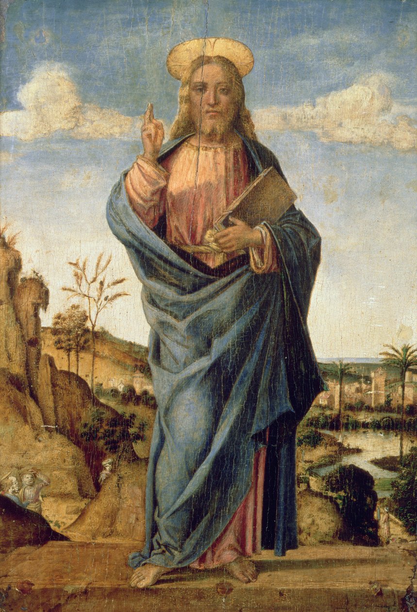 Kurtarıcı İsa (panel) by Benedetto Diana