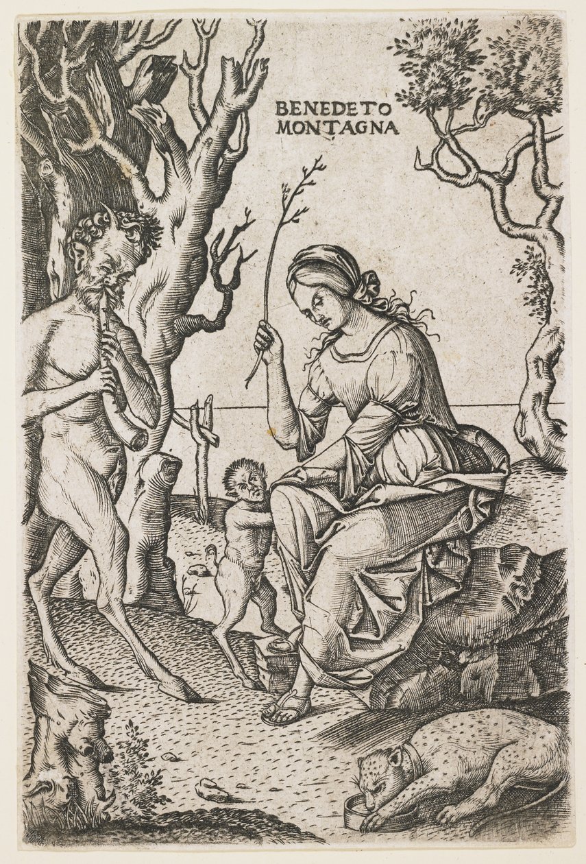 Satirler Ailesi, c. 1520 by Benedetto Montagna