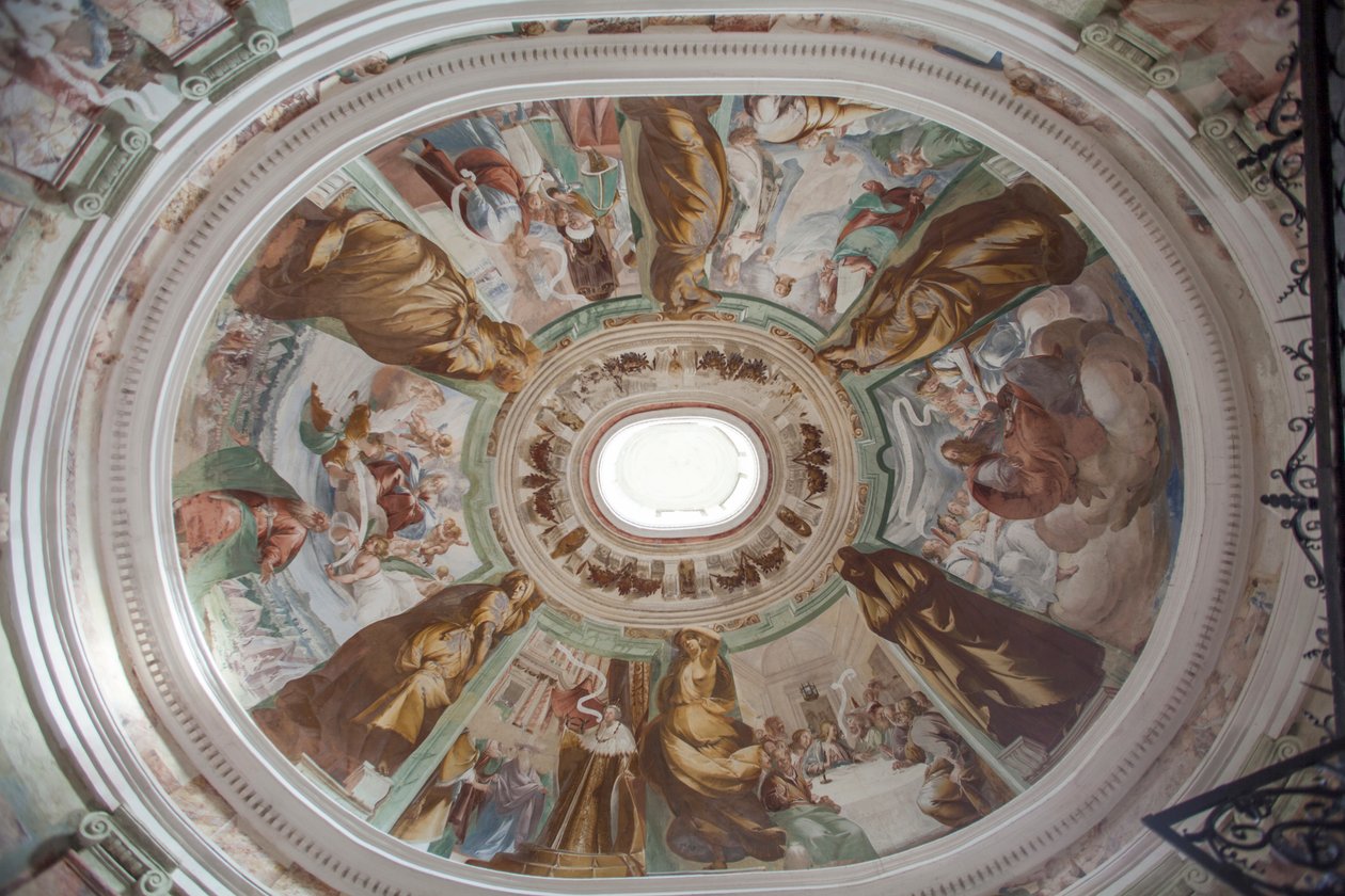 İncil sahneleri ile kasa by Benedetto Crespi