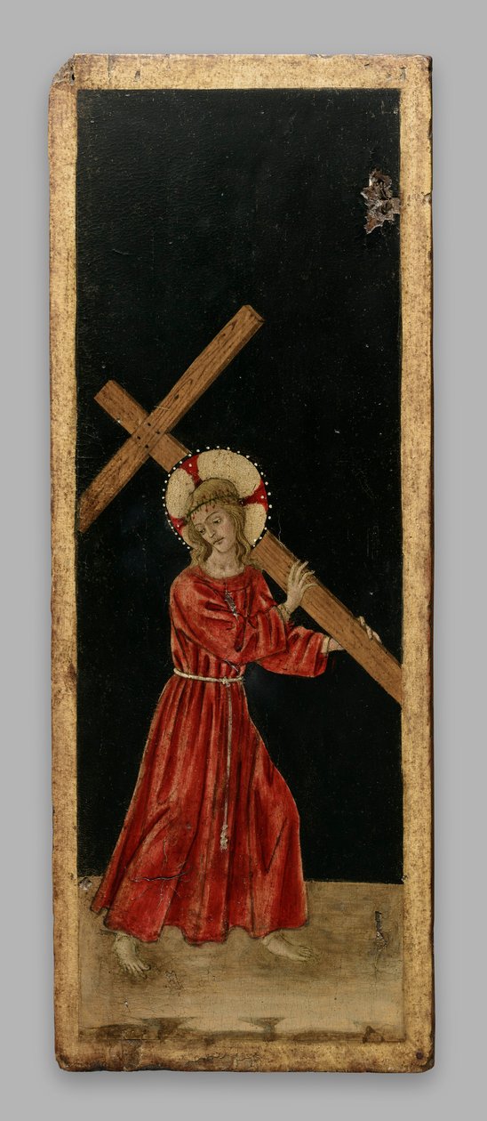 Haç Taşıyan İsa; İsa Mesih; Çarmıha Gerilme by Benedetto Bonfigli