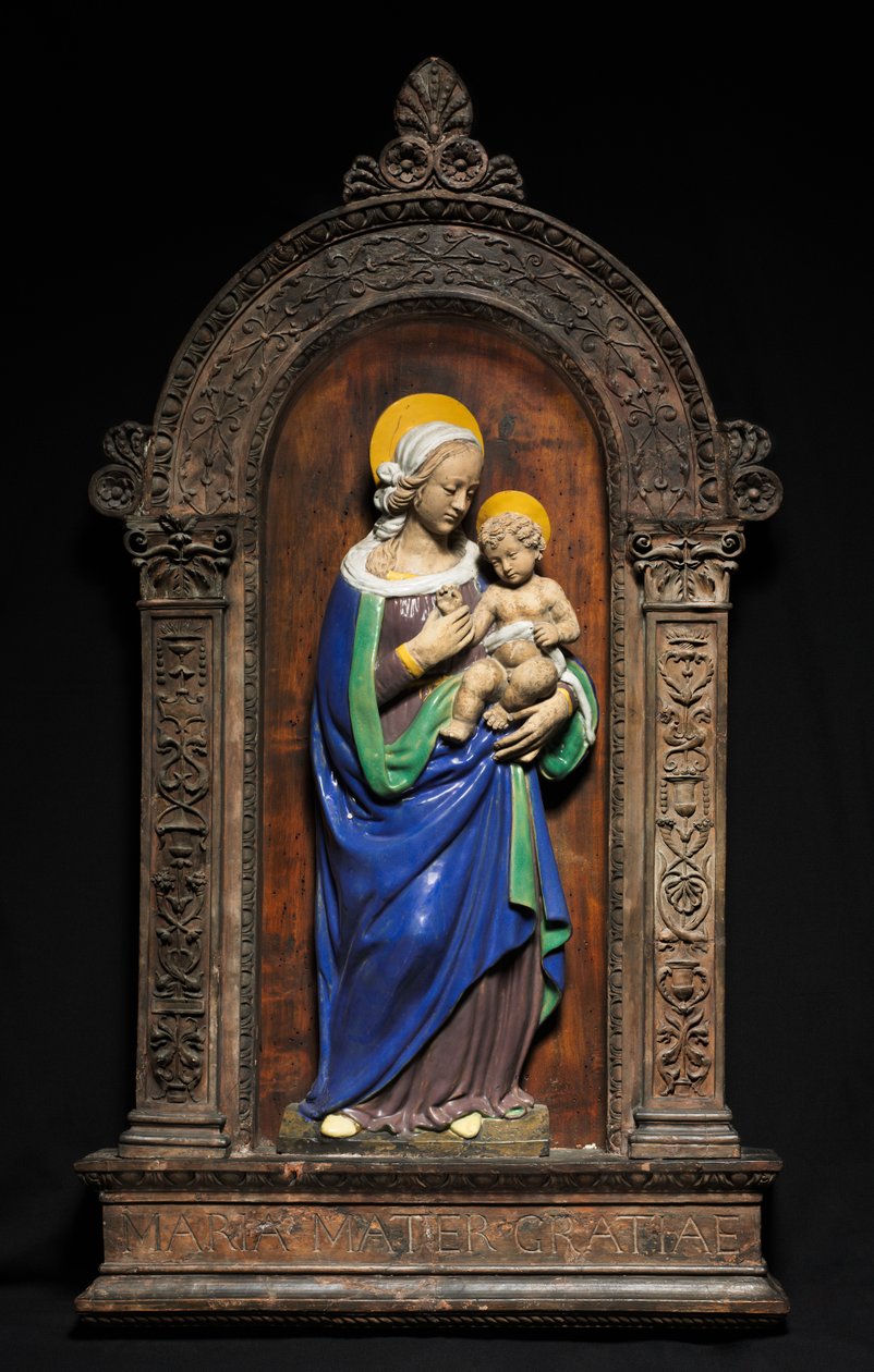 Bakire ve Çocuk, 1500-1510. by Benedetto Buglioni