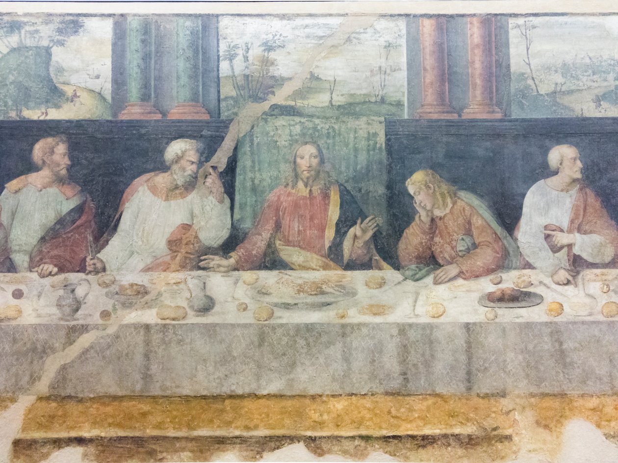 Son akşam yemeği, detay by Benedetto Coda