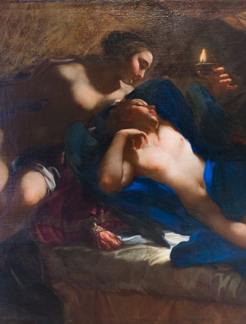 Love and Psyche, detay (tuval üzerine yağlıboya) by Benedetto Luti