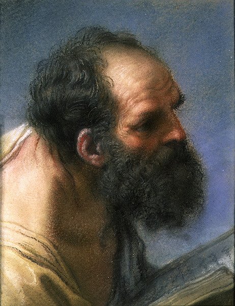 Bir Havarinin Başı by Benedetto Luti
