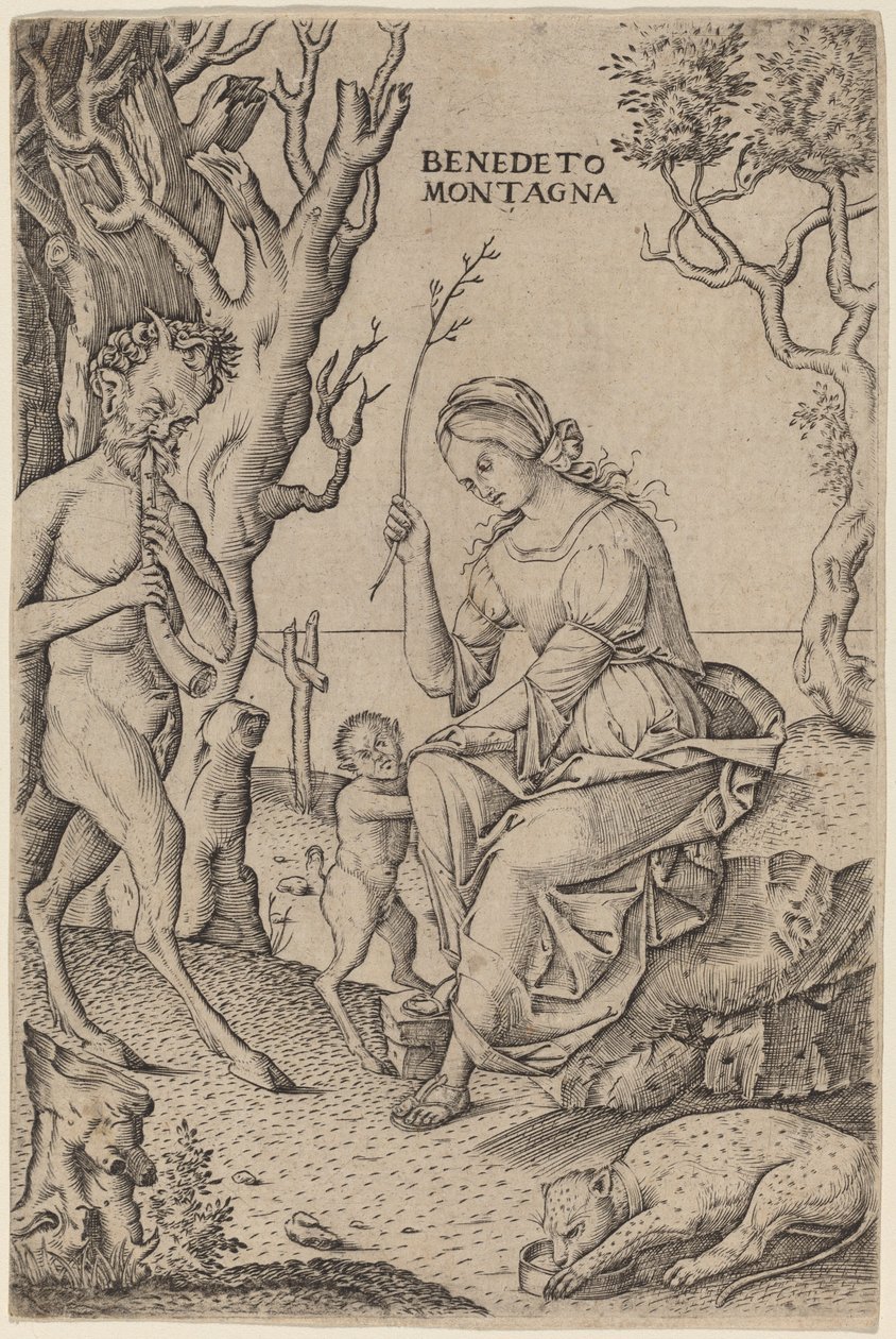 satir ailesi by Benedetto Montagna