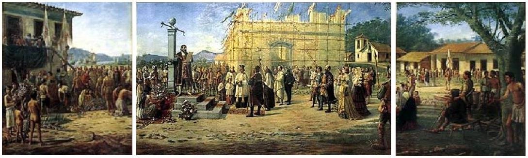 Braz Cubas le o foral de vilan by Benedito Calixto