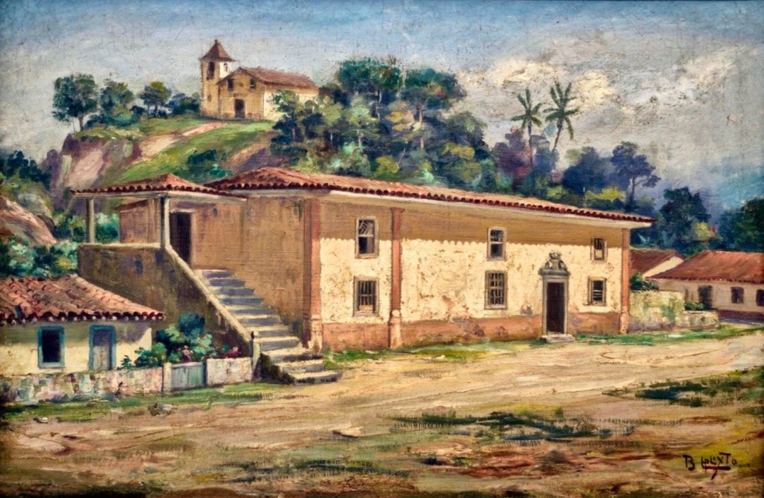 Tren Evi ve Santa Catarina Şapeli by Benedito Calixto