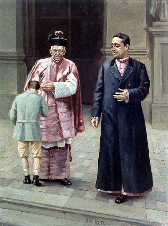  Padre Chico e Monsenhor Benedito Alves de Souzn by Benedito Calixto