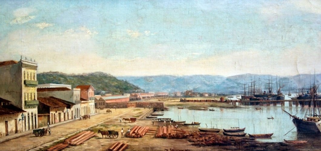 Konsolosluk Limanı ve Serra do Marn by Benedito Calixto