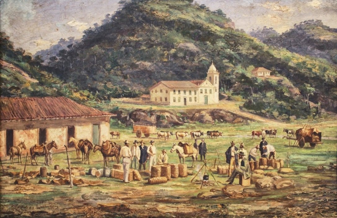  Rancho Grande dos Tropeirosn by Benedito Calixto