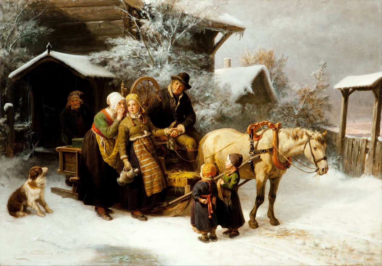 Evden Ayrılmak Dalecarlian Sahnesi by Bengt Nordenberg