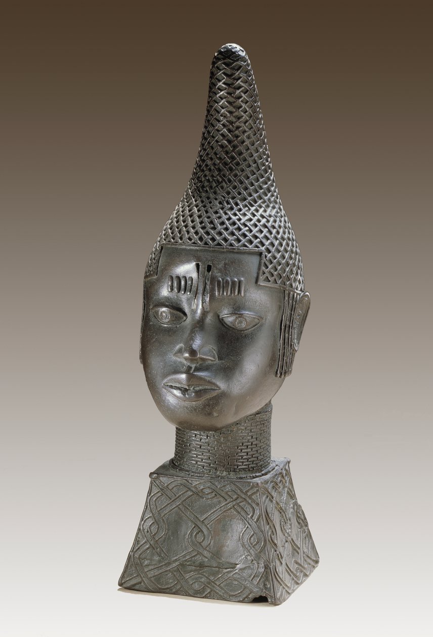 Kraliçe anne kafası (bronz) by Benin