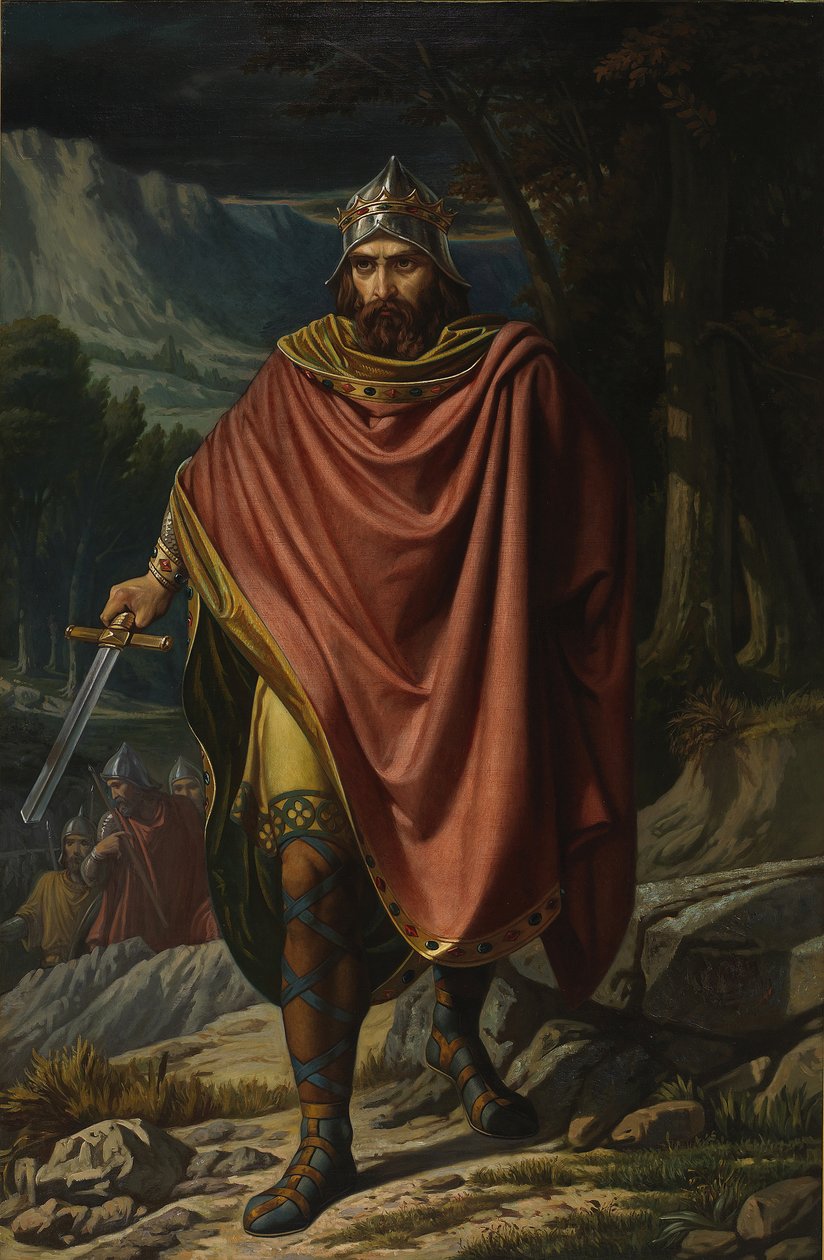 Witteric, Vizigot Kralı, 19. Yüzyılın Ortası by Benito Soriano Murillo