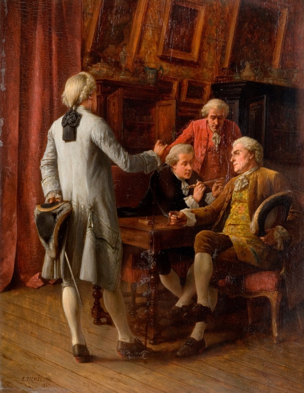 Bilenler, 1867 by Benjamin Eugene Fichel