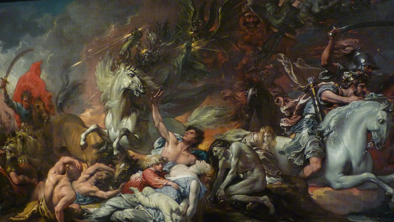 Kır Atında Ölüm by Benjamin West