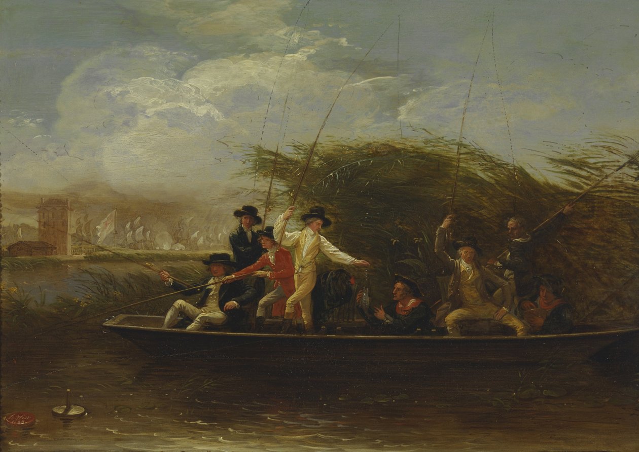 Beyler Balık Tutma by Benjamin West