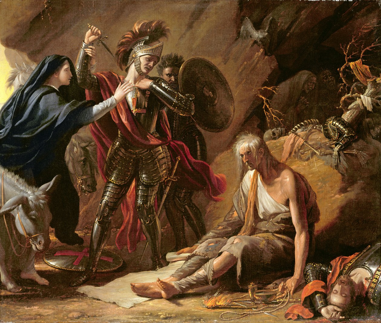 Umutsuzluk Mağarası, 1772 by Benjamin West