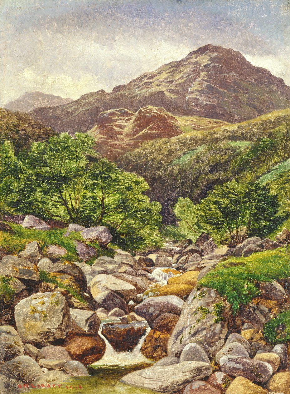Ben Vorlich, 1858 by Benjamin Williams Leader