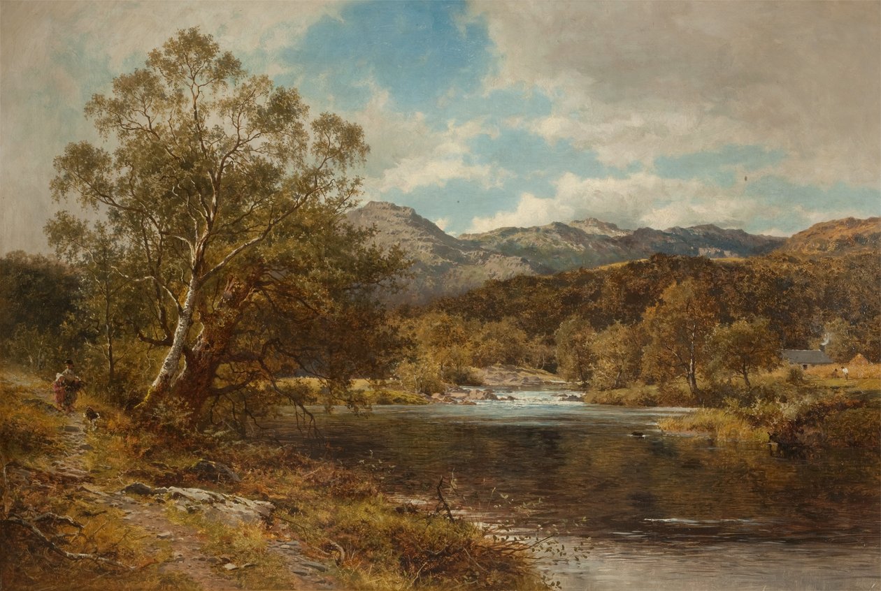 Llygwy, Kuzey Galler by Benjamin Williams Leader