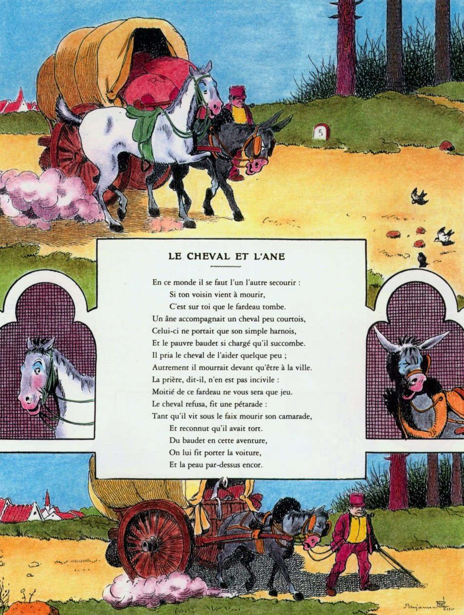 At ve Eşek, Jean de la Fontaine