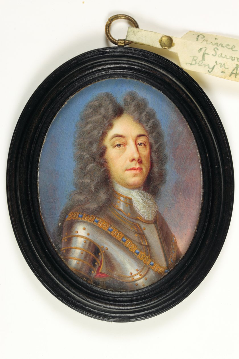 Savoy Prensi Eugene (fildişi üzerine suluboya) by Benjamin Arlaud