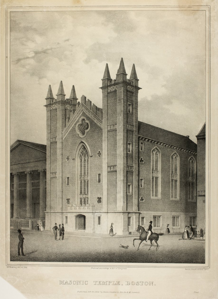 Mason Tapınağı, Boston by Benjamin F. Nutting