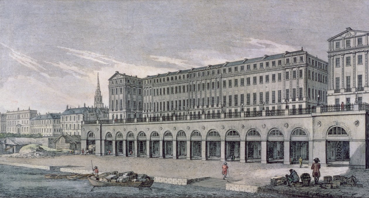 Adelphi adlı binalar, Londra, 1771 by Benjamin Green