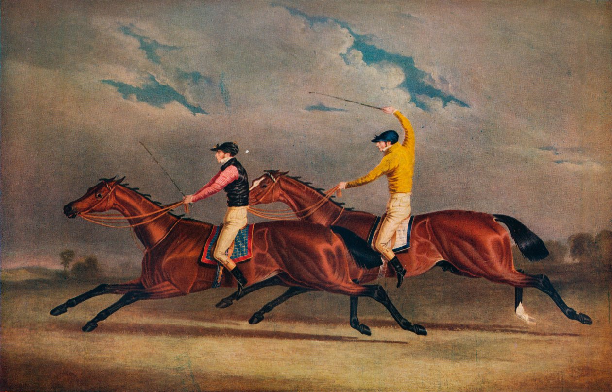 Matilda Mameluke'yi Yeniyor, St. Leger, 1827, 1827 by Benjamin Herring
