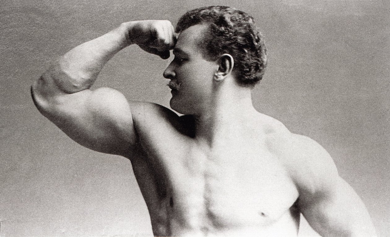 Alman vücut geliştirmeci Eugen Sandow