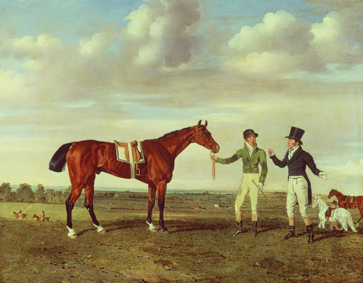 Sam Chifney Junior tarafından sahibi Bay William Chifney ile Newmarket