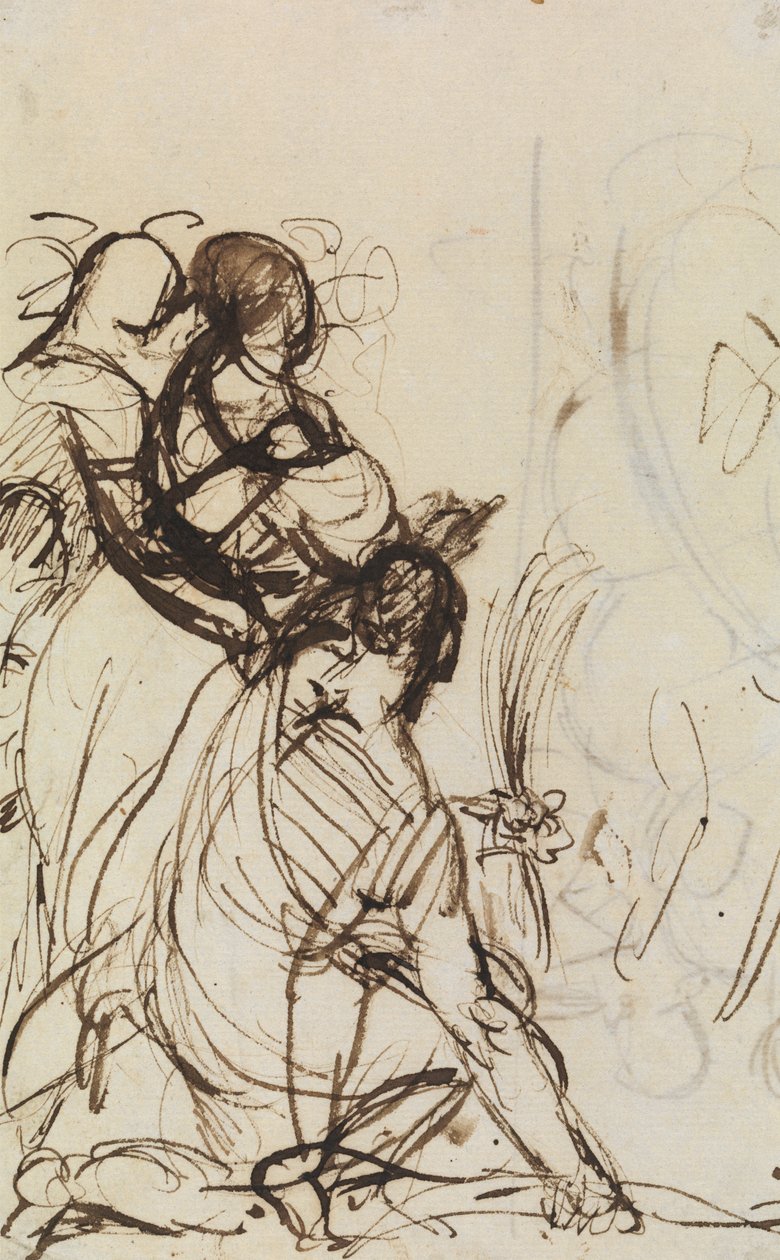 Study For, Mesih'in Kudüs'e Girişi by Benjamin Robert Haydon