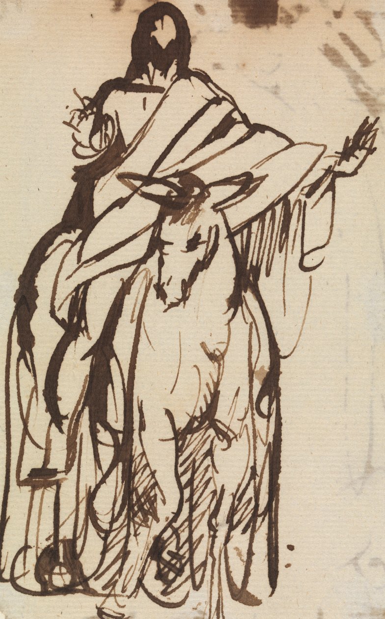 Study For, Mesih'in Kudüs'e Girişi by Benjamin Robert Haydon