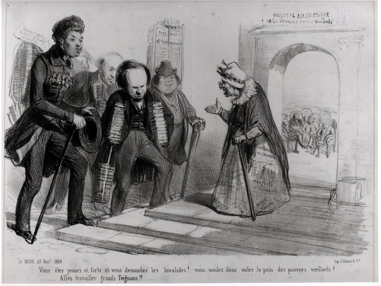 Dumas, Hugo ve Balzac Fransız Akademisi