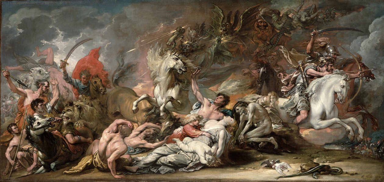 Kır Atında Ölüm, 1796 by Benjamin West