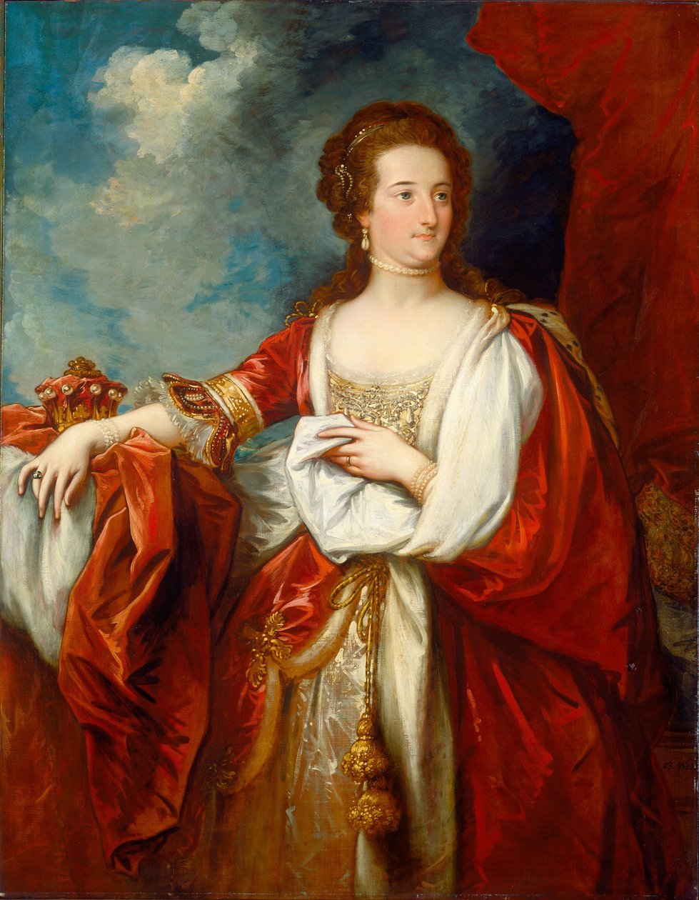 Elizabeth, Effingham Kontesi by Benjamin West