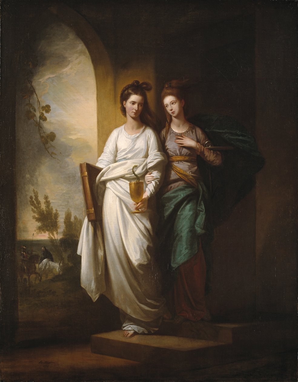 Fidelia ve Umut by Benjamin West