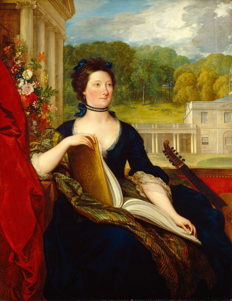 Maria Hamilton Beckford Bayan William Beckford, 1799. by Benjamin West