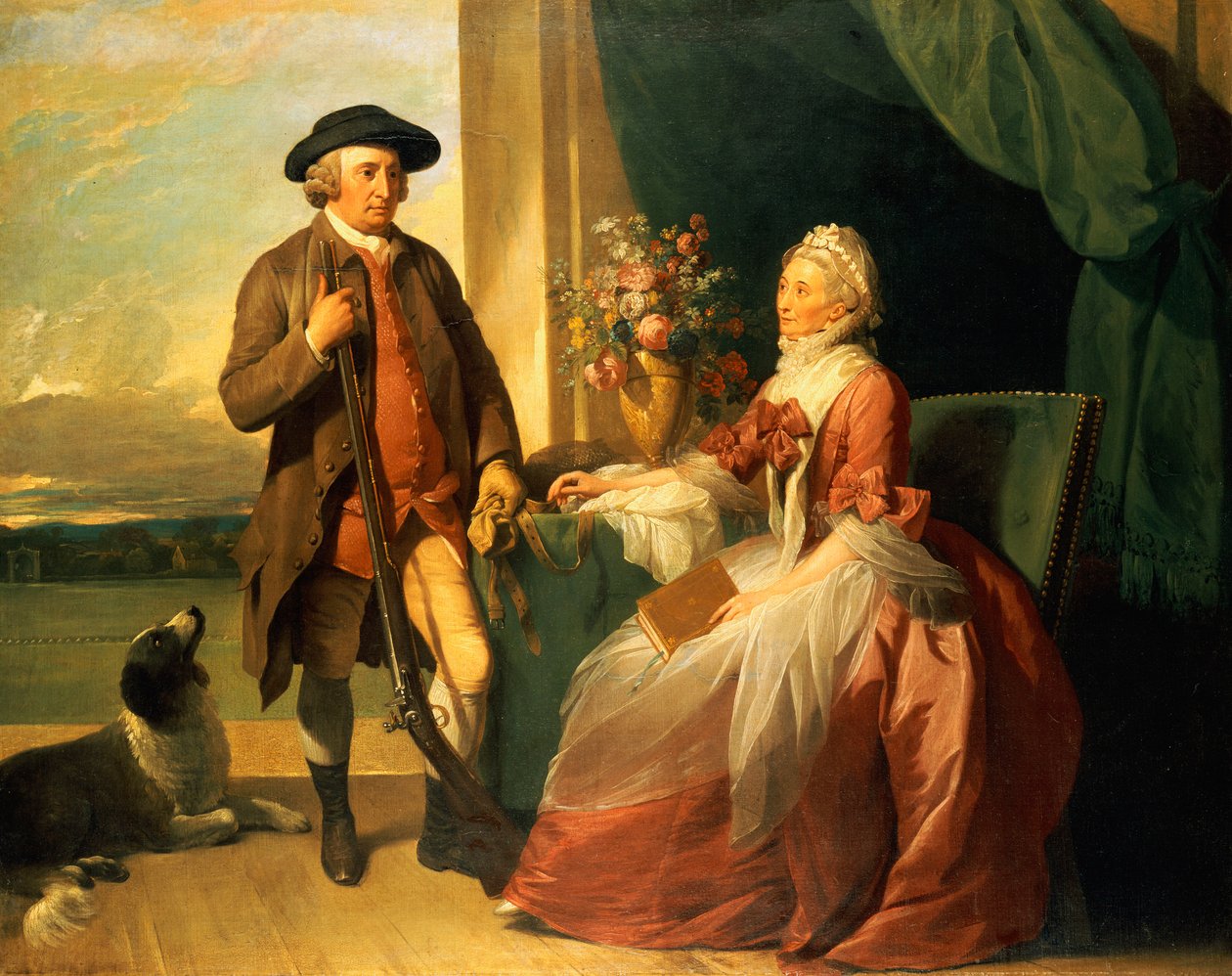 Bay Robert Grafton ve Bayan Mary Partridge Wells Grafton, 1773 by Benjamin West