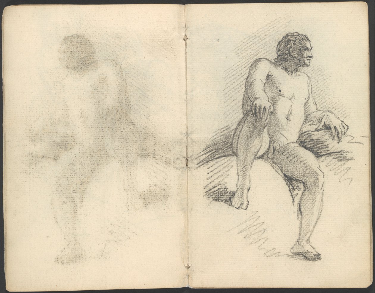 Figür ve Kompozisyon Çalışmaları Eskiz Defteri by Benjamin West