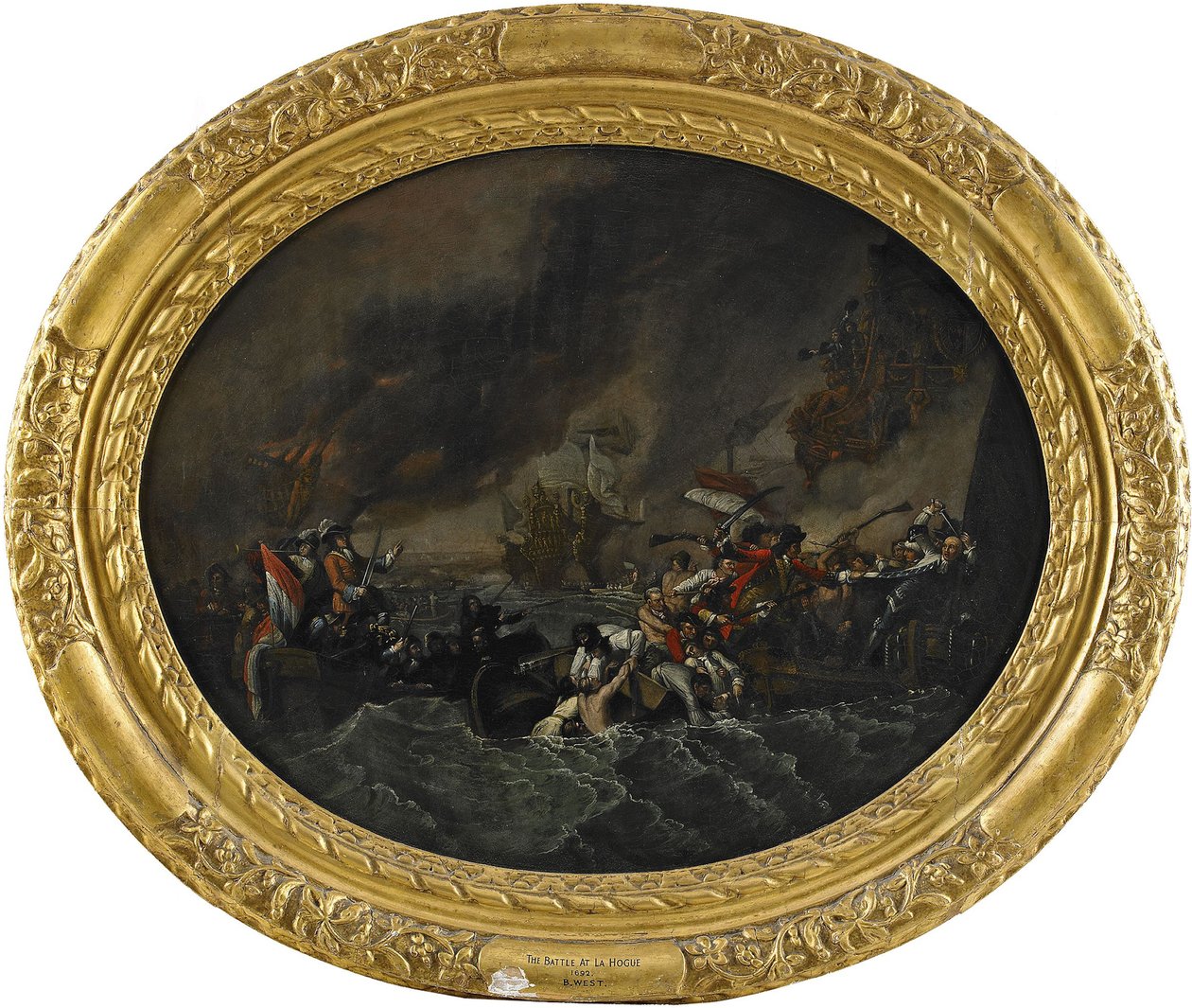 La Hogue Savaşı, 1820 by Benjamin West