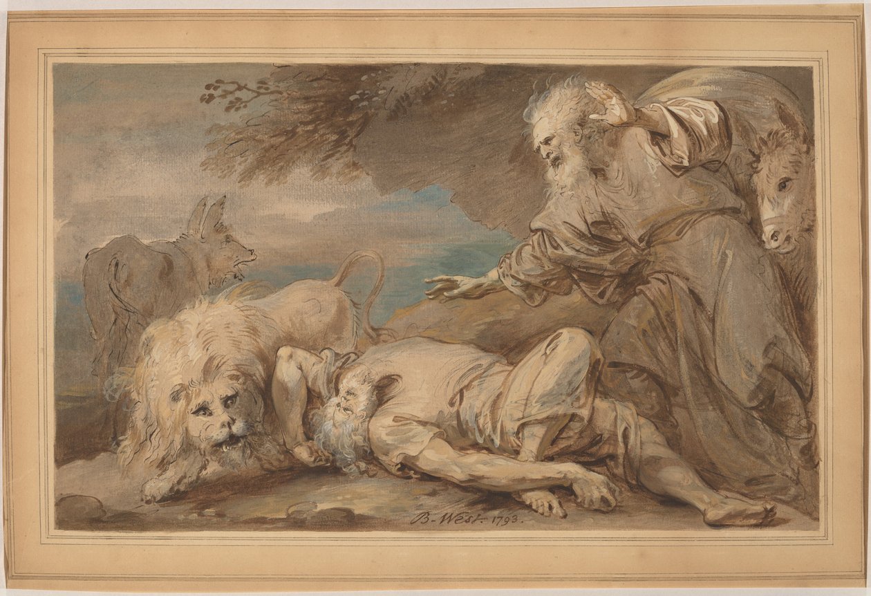 İtaatsiz Peygamber by Benjamin West