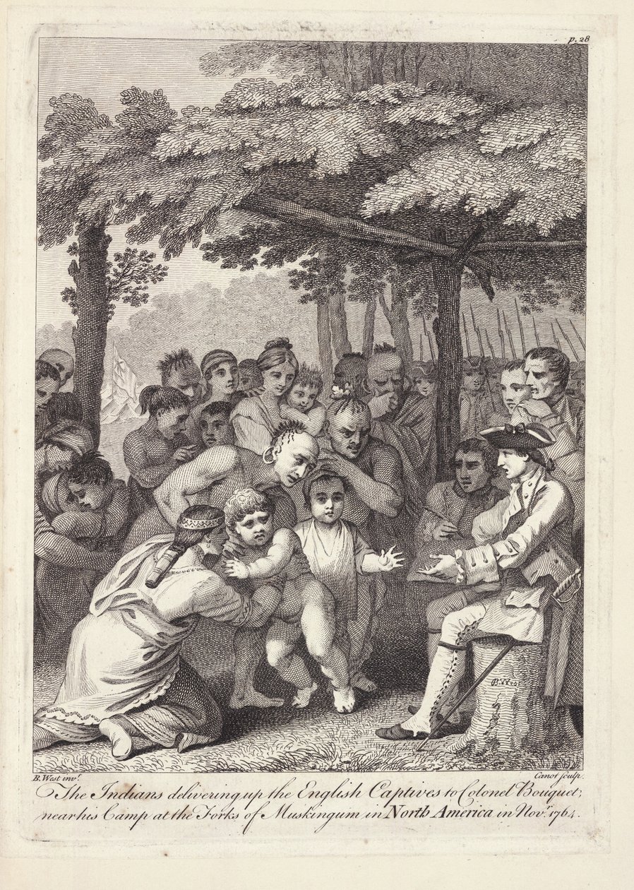 Kızılderililer, İngiliz Tutsaklarını Kasım 1764